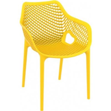 FINE-LINE Air Outdoor Dining Arm Chair Extra Large - Yellow - set of 2 FI2545594